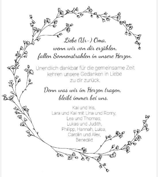 Traueranzeige von In Gedenken von Haller Tagblatt