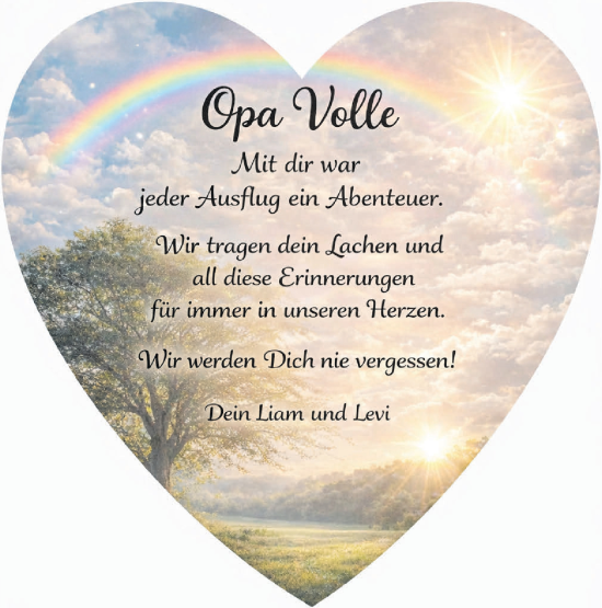 Traueranzeige von Volle  von Haller Tagblatt